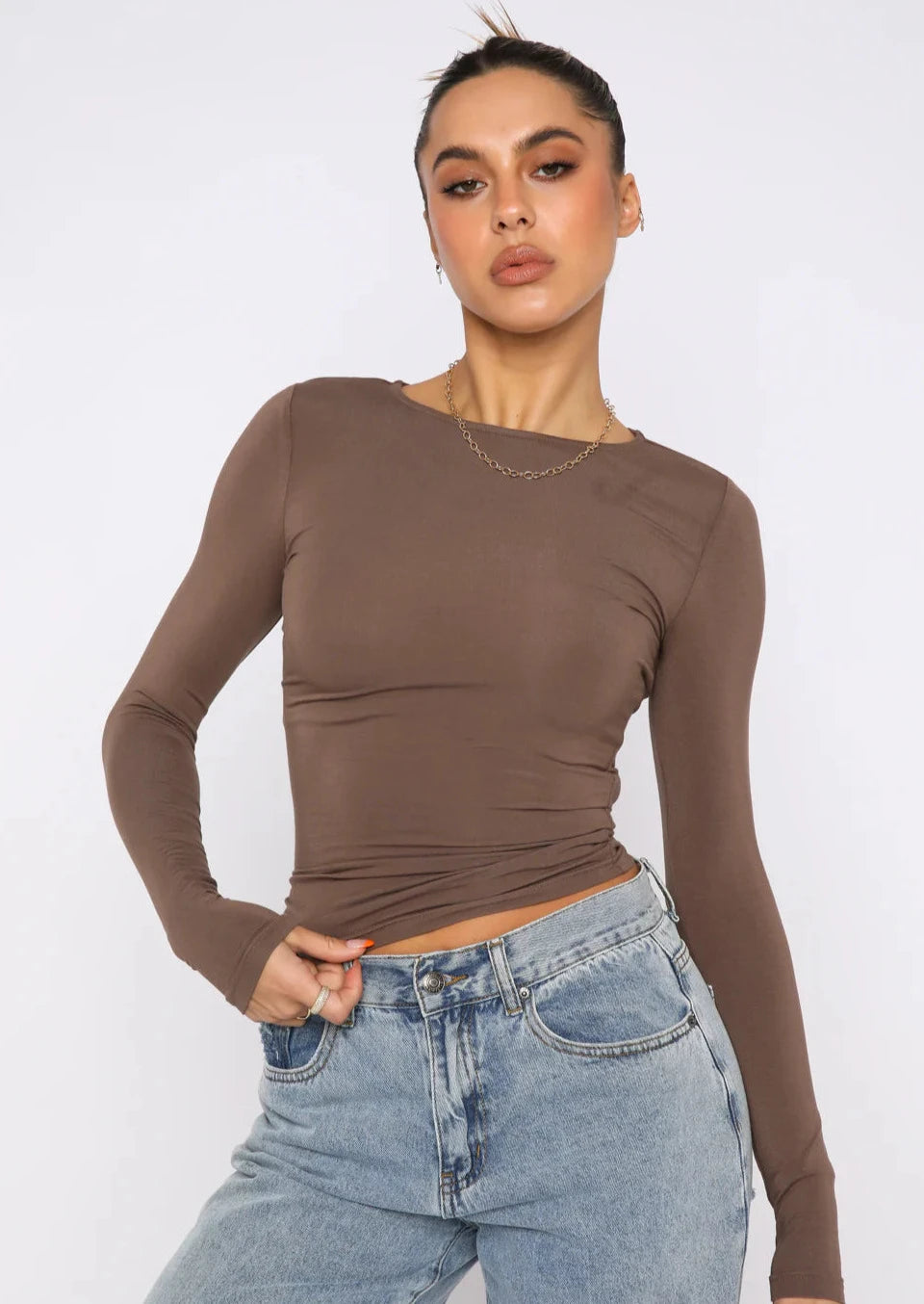 'ELARIA' LONG SLEEVE TOP