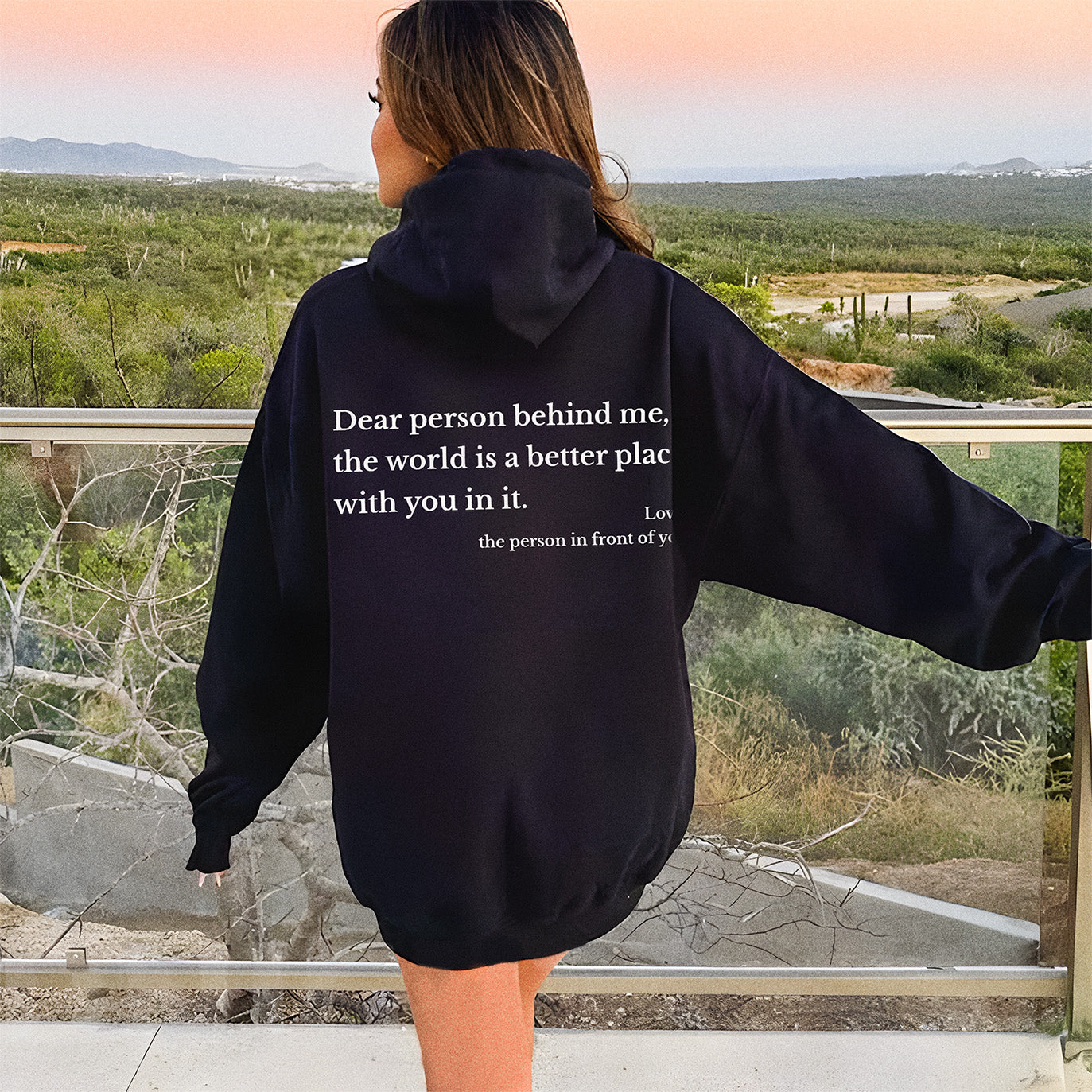 "Dear Person Behind Me" Hoodie